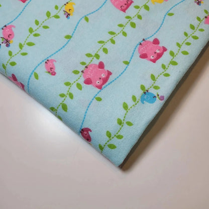 100% Cotton Brushed Flannel Winceyette Fabric | 44" (112cm) Wide Printed Quilting, Sewing & Craft Material – Sold by the Meter