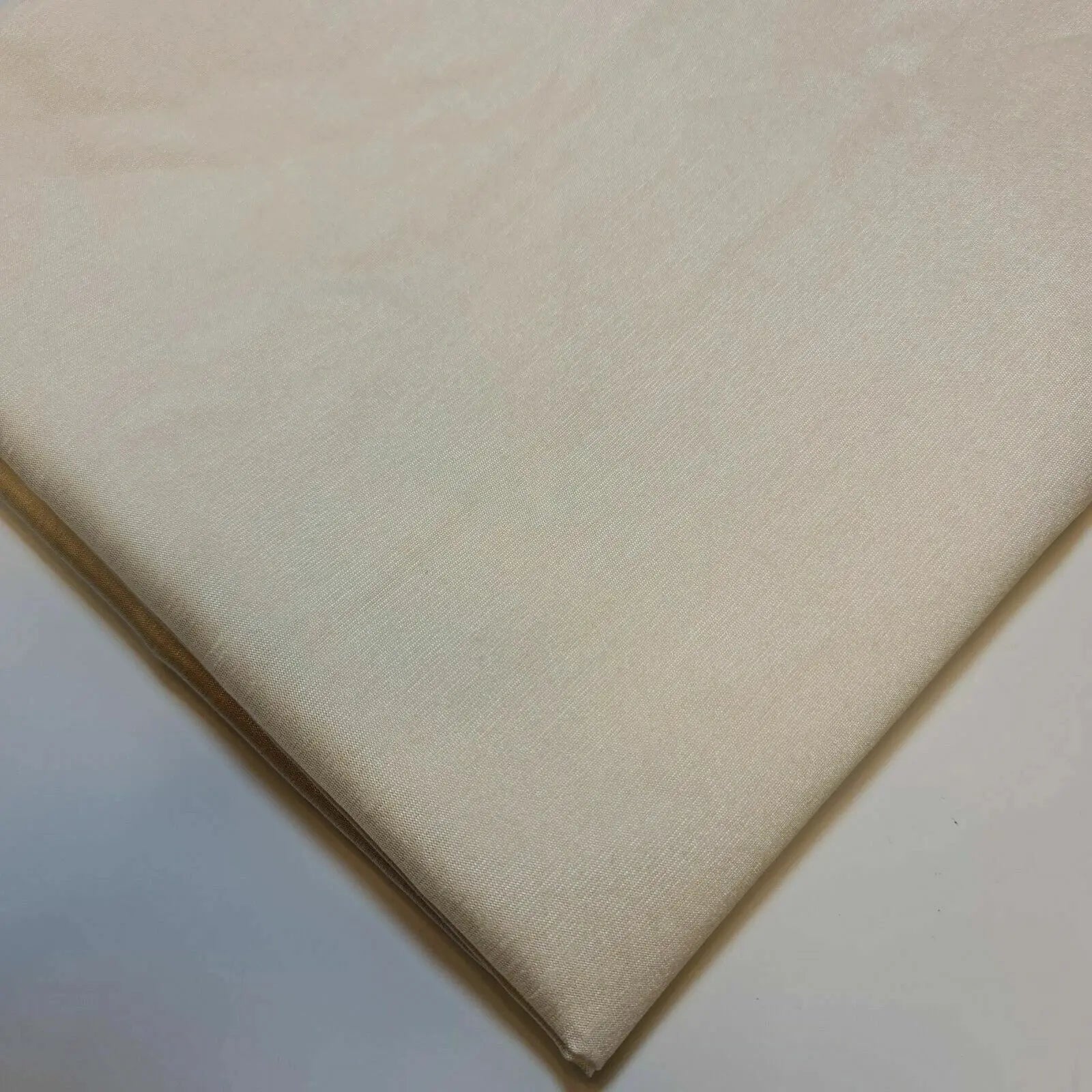 Faux Dupion Silk Fabric – Plain Slub Raw Silk Look 58" (147cm) Wide Bridal & Décor Fabric by the Metre