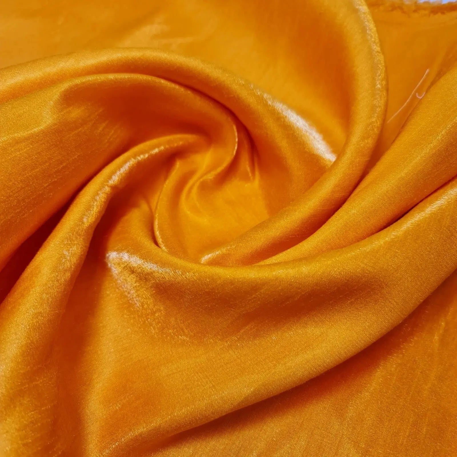 Plain Poly Faux Dupion Silk Fabric | 44" (112cm) Wide Shiny Dress, Craft & Patchwork Material – 25 Metre Bolt