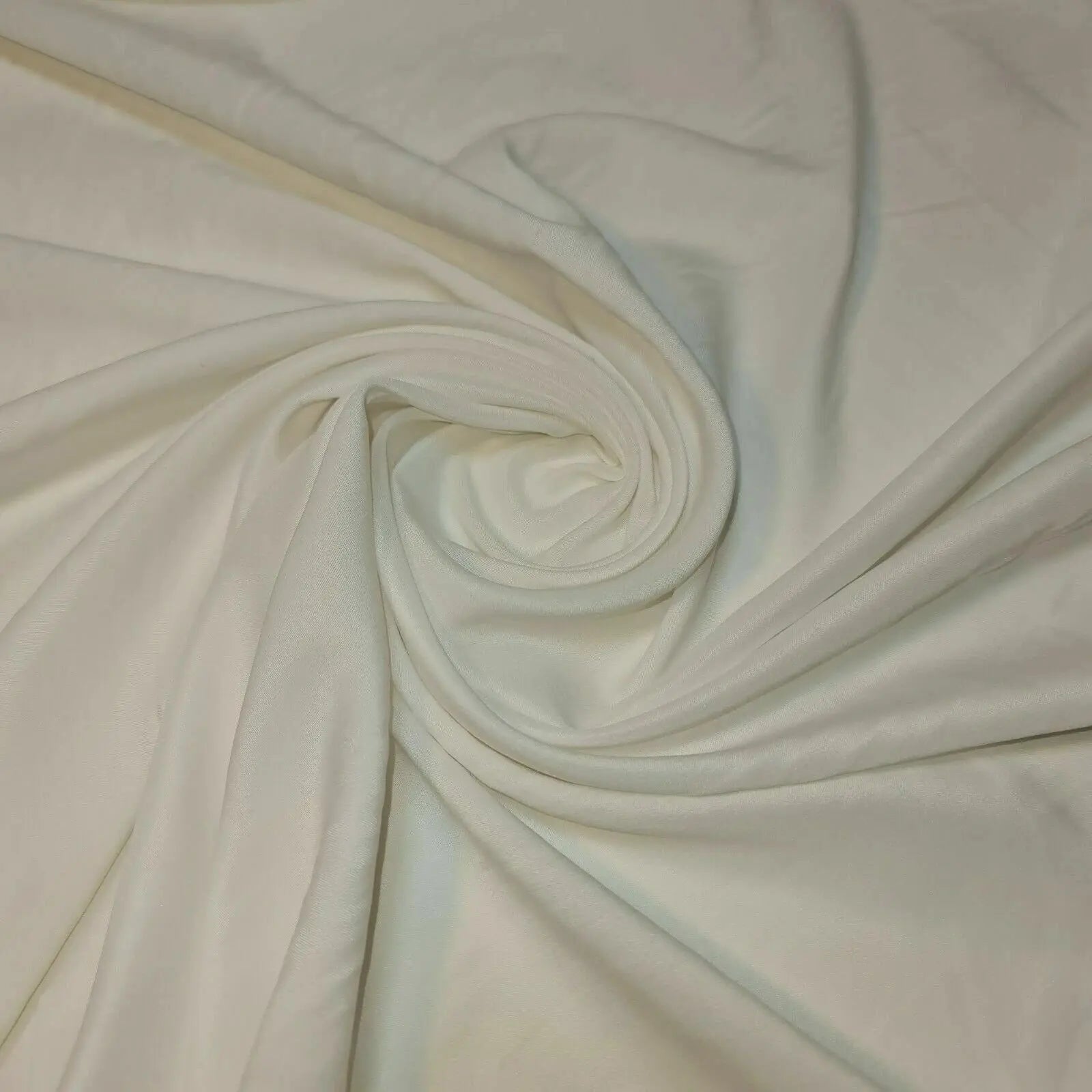 Plain American Crepe Powder Touch Polyester Fabric | 44" (112cm) Wide Dressmaking, Craft & Lining Material – Sold by the Metre