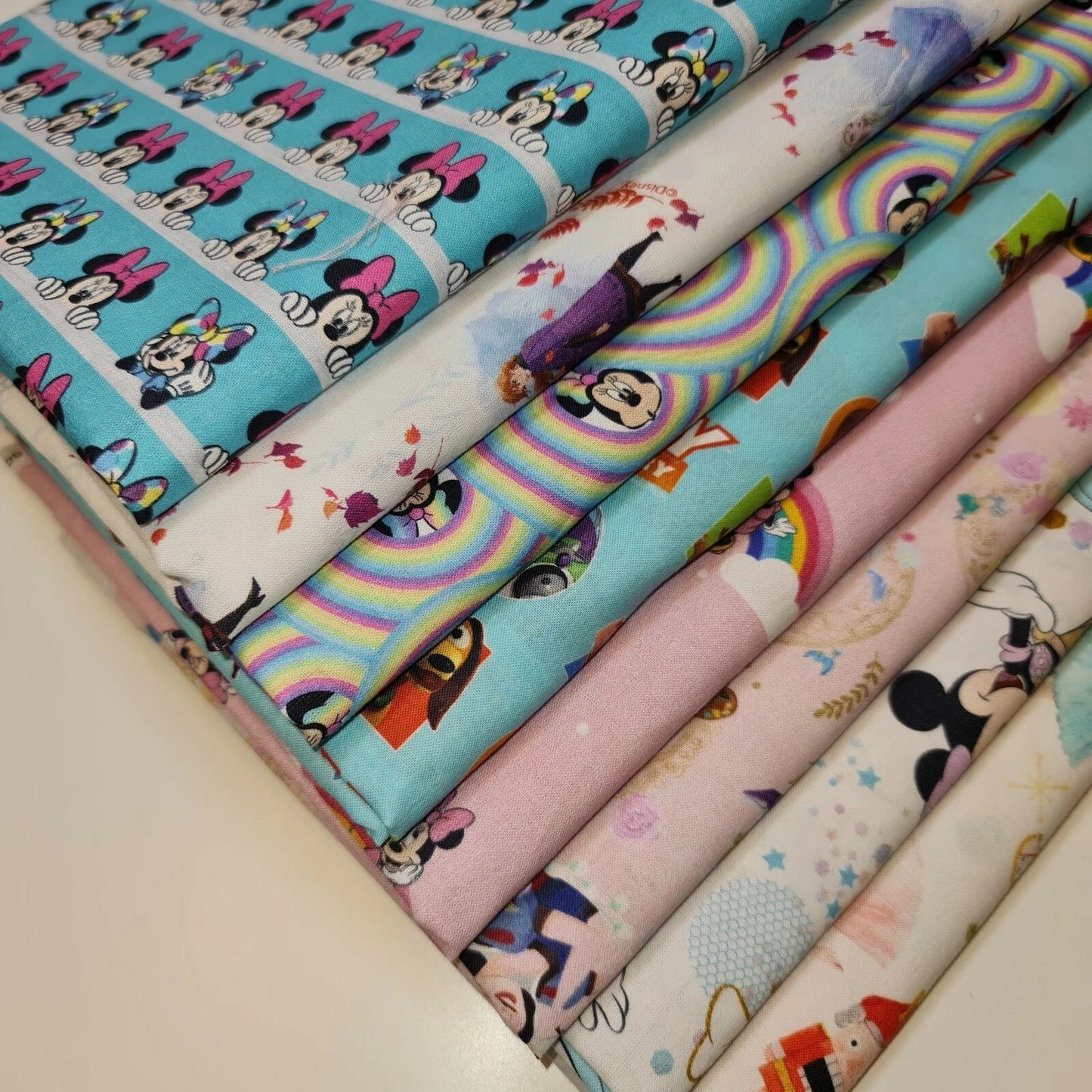 100% Cotton Disney Licensed Character Print Fabric | 58" (147cm) Wide Dressmaking, Patchwork & Craft Material – Sold by the Meter
