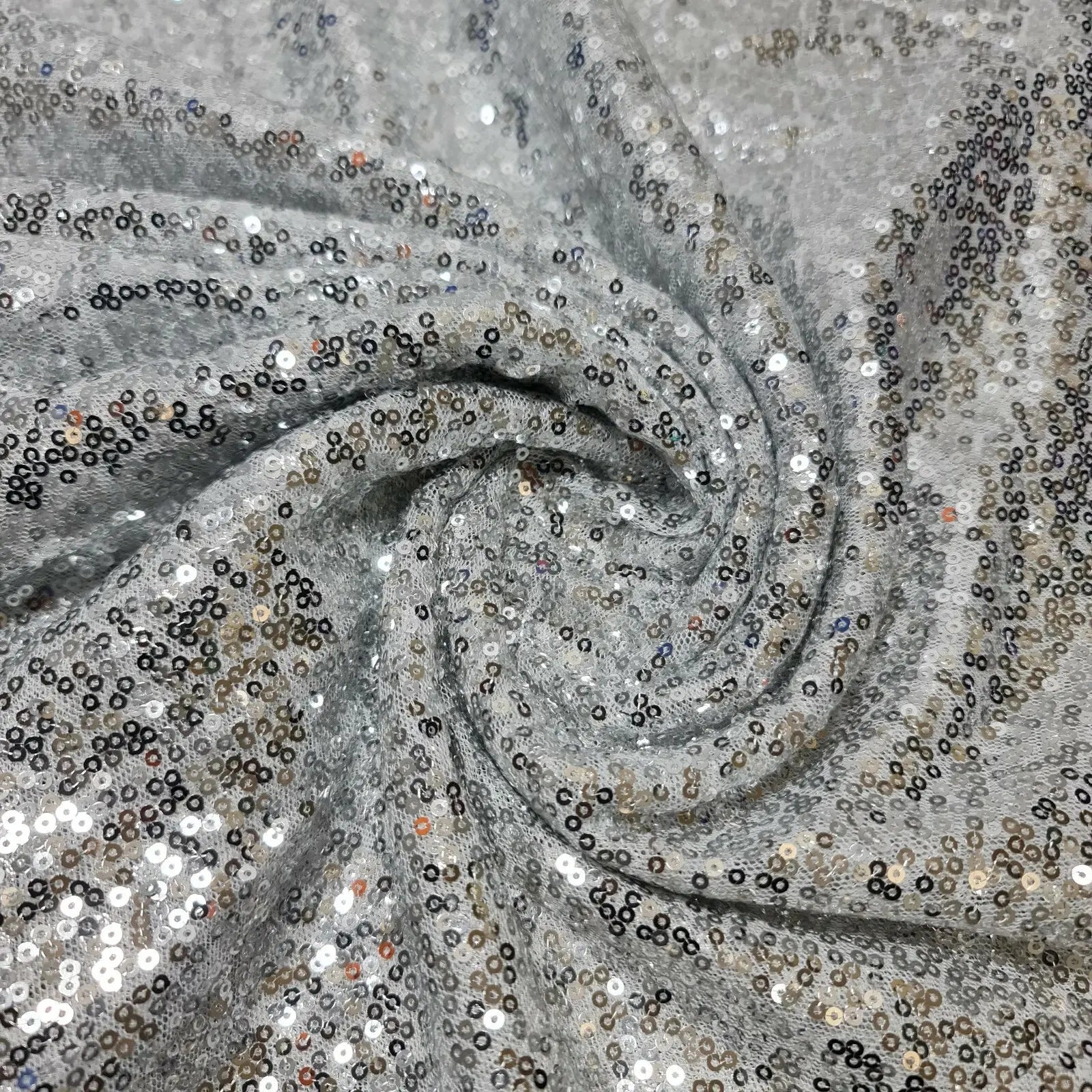 Sequin Fabric | Sparkly Shiny Bling Dress, Craft & Table Drape Material – 58