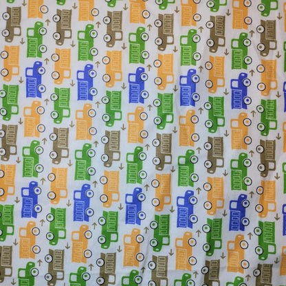 100% Cotton Brushed Flannel Winceyette Fabric | 44" (112cm) Wide Printed Quilting, Sewing & Craft Material – Sold by the Meter