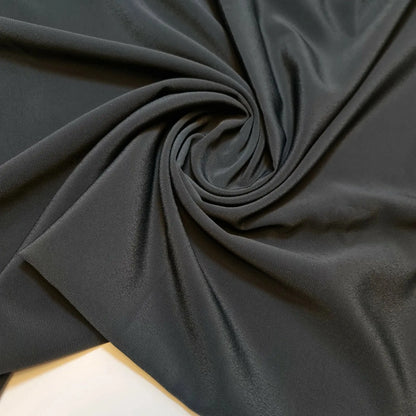 Koshibo Crepe Fabric | 100% Polyester Soft Dressmaking, Drape & Lining Material 44" (112cm) Wide – Sold by the Metre