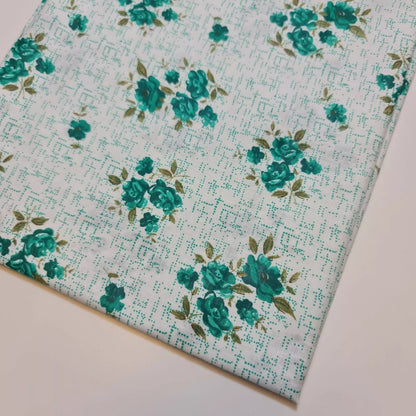 100% Cotton Printed Fabric | Leopard, Ditsy, Vintage, Polka & Rose Floral Designs – 44" (112cm) Wide Soft Dressmaking & Craft Material – Sold by the Metre