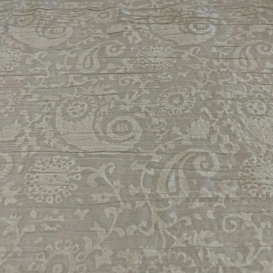 Cream Paisley Floral