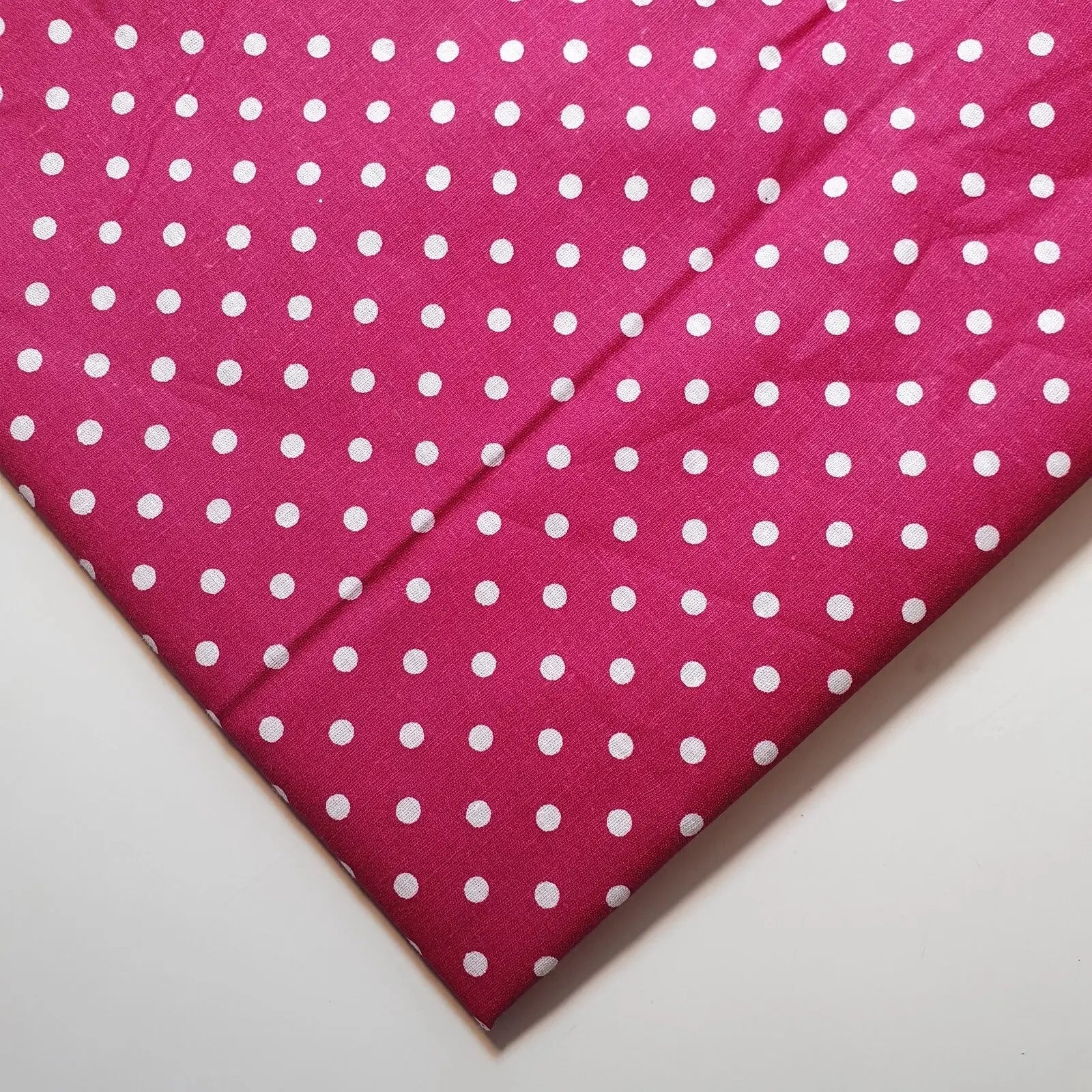 Pea Pin Spot Polka 100% Cotton Lawn Fabric | 44" (112cm) Wide Soft Dressmaking, Quilting & Craft Material – Sold by the Metre