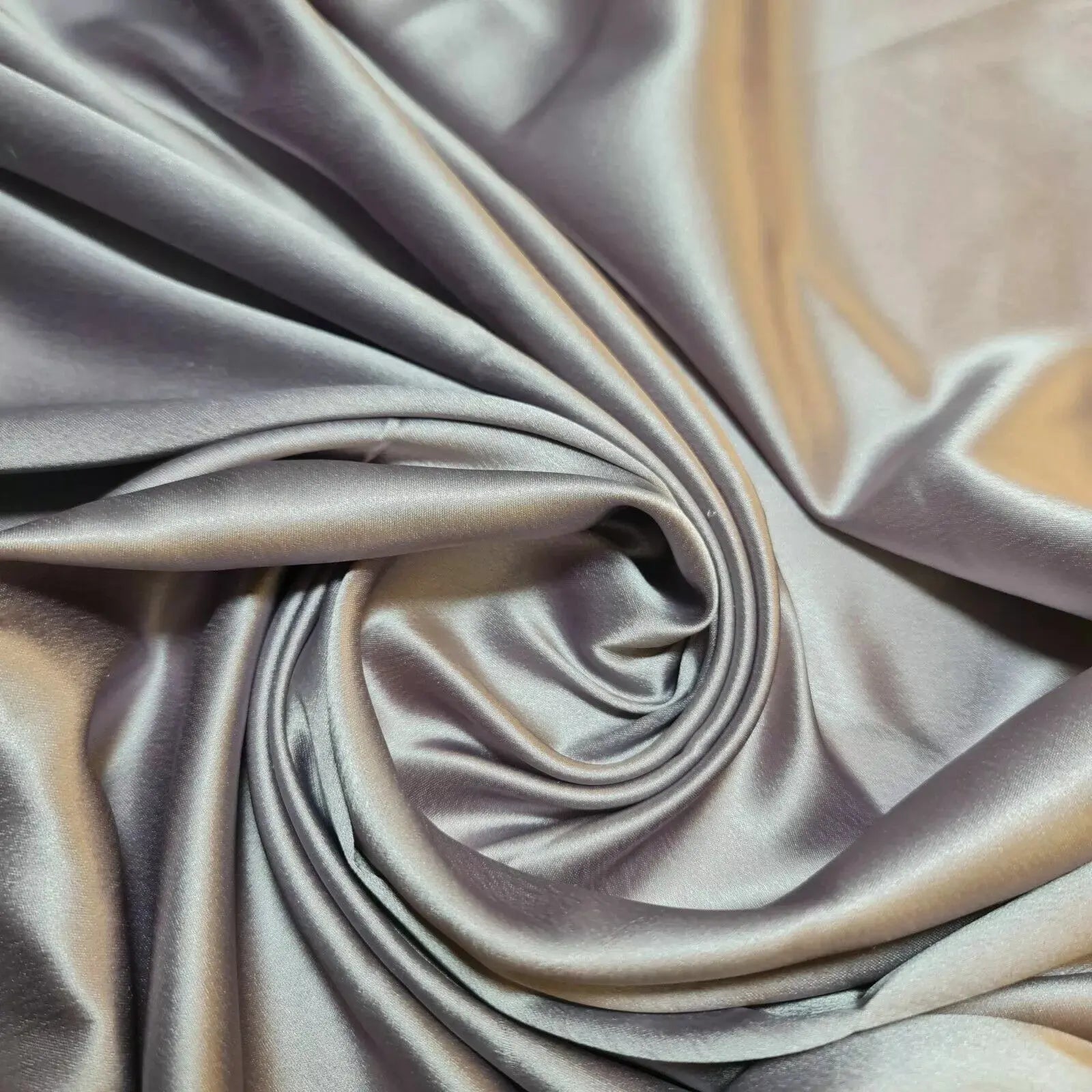 Silky Charmeuse Satin Fabric | 44" (112cm) Wide Luxury Glossy Silk-Like Weave for Bridal Dress, Draping & Décor – Sold by the Metre
