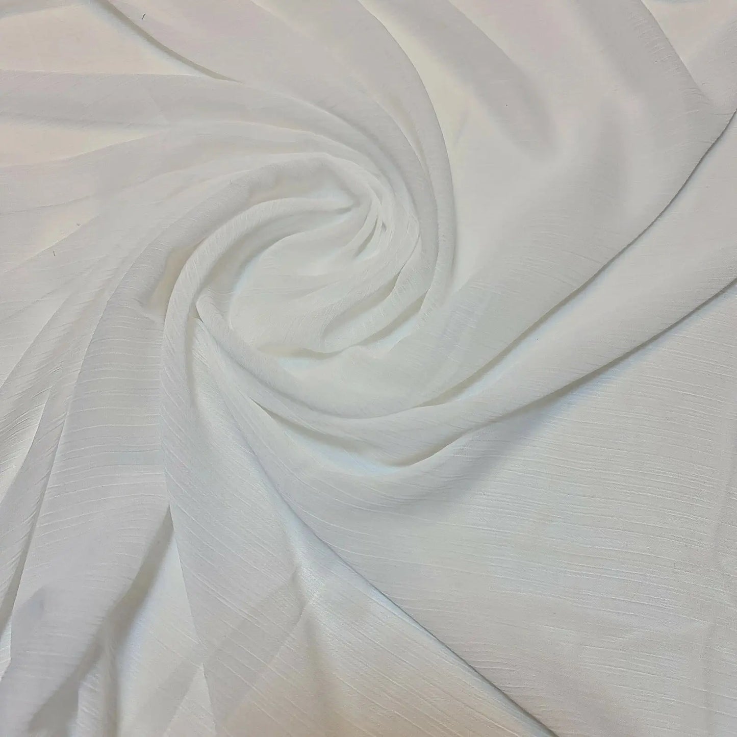 Crepe Chiffon Sheer Fabric | 58" (147cm) Wide Wedding Décor, Drape, Dressmaking & Craft Material – Sold by the Metre