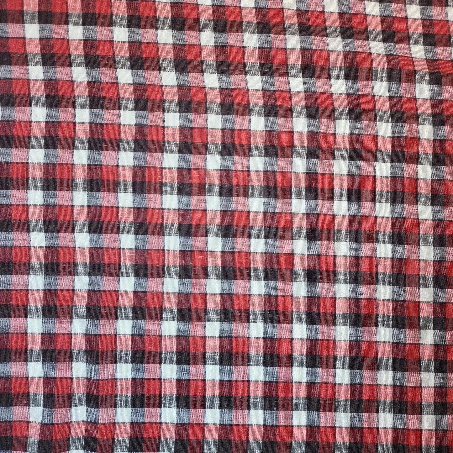 100% Cotton Gingham Woven Fabric | 1/8" Plaid Check 36" (91cm) Wide Dressmaking, Craft & Quilting Material – Sold by the Meter