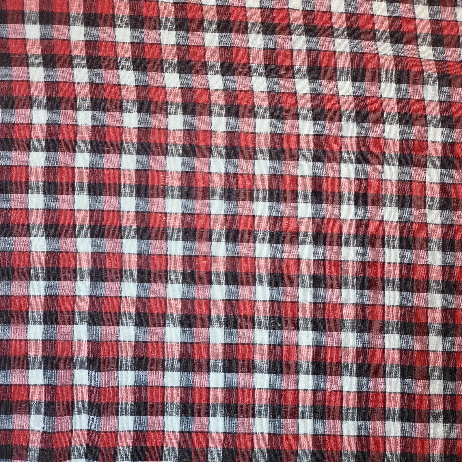 100% Cotton Gingham Woven Fabric | 1/8" Plaid Check 36" (91cm) Wide Dressmaking, Craft & Quilting Material – Sold by the Meter