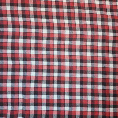 100% Cotton Gingham Woven Fabric | 1/8" Plaid Check 36" (91cm) Wide Dressmaking, Craft & Quilting Material – Sold by the Meter