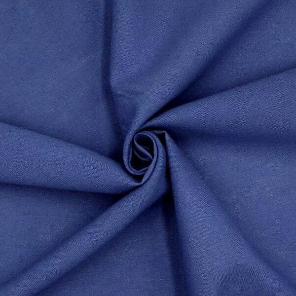Plain 100% Cotton Linen Fabric | 58" (147cm) Wide Dressmaking, Crafting & Quilting Material – 25 Metre Roll