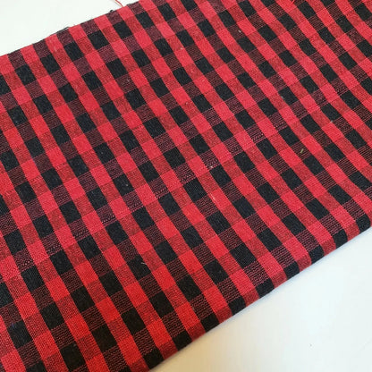 100% Cotton Gingham Woven Fabric | 1/8" Plaid Check 36" (91cm) Wide Dressmaking, Craft & Quilting Material – Sold by the Meter