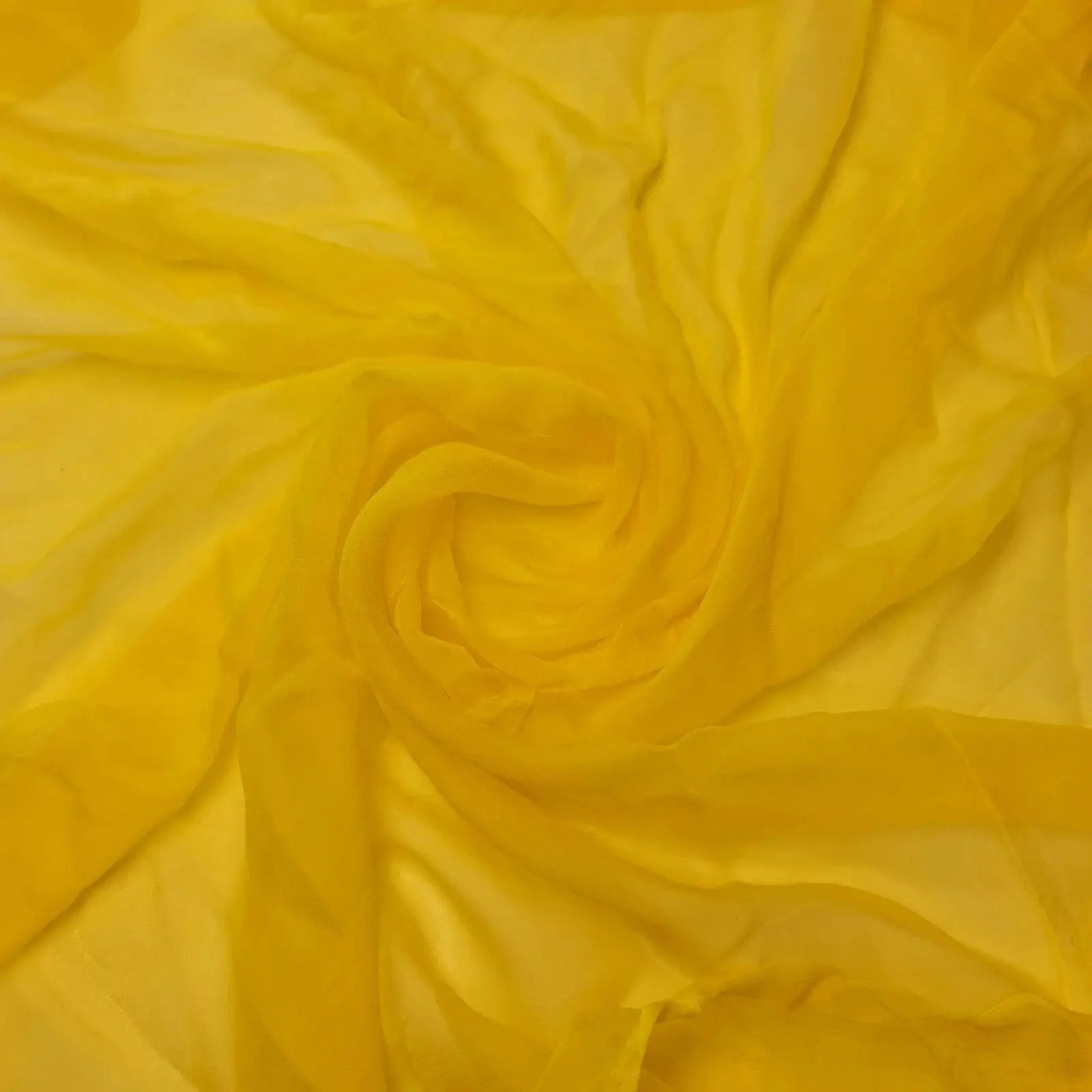 Vintage Japanese Crepe Silk Chiffon Georgette Fabric | Asahi Kasei | 36" (91cm) Wide Sheer Dress, Drape & Décor Material – Sold by the Metre