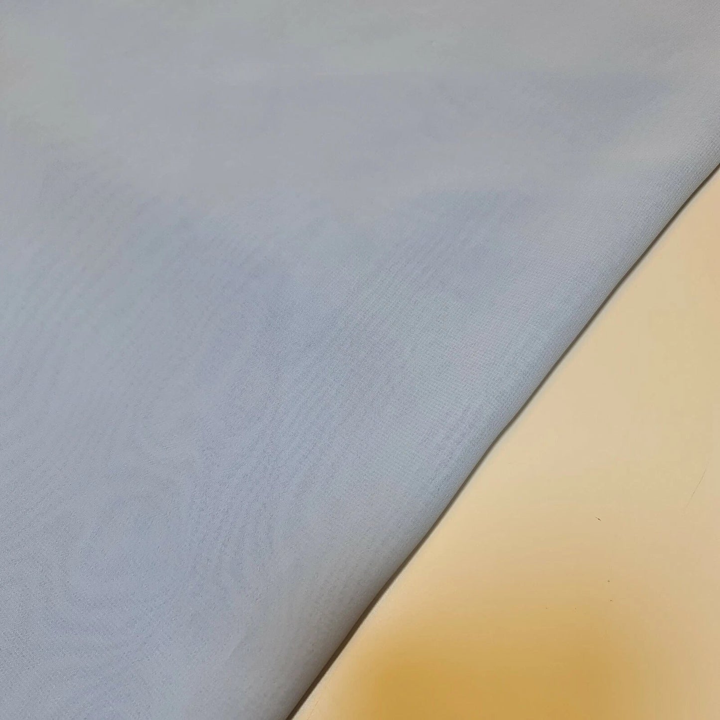 Chiffon Sheer Plain Soft Polyester Fabric – 44" Wide for Wedding, Dress & Craft – 30m Bolt/Roll