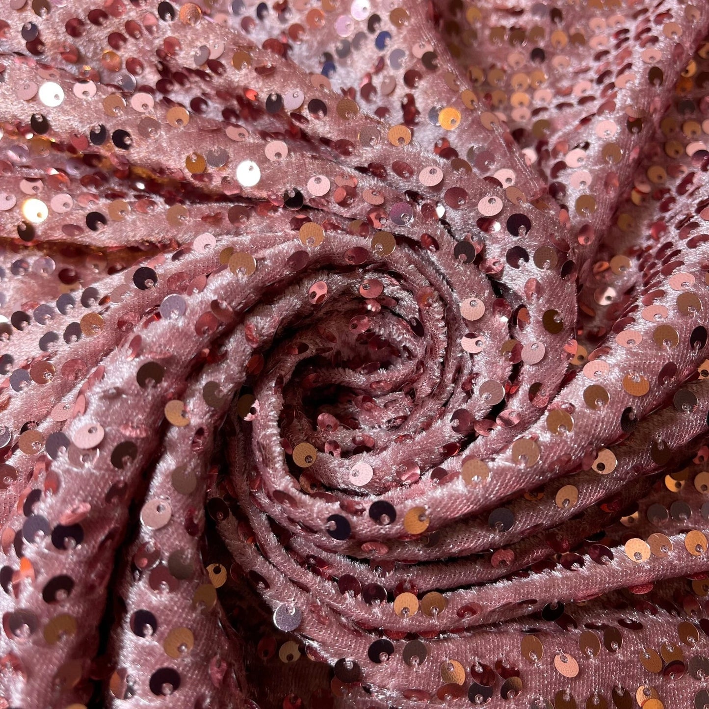 Sequin Velvet Embroidered Stretch Fabric | 58" (147cm) Wide Velour Dress, Craft & Drape Material – Sold by the Metre