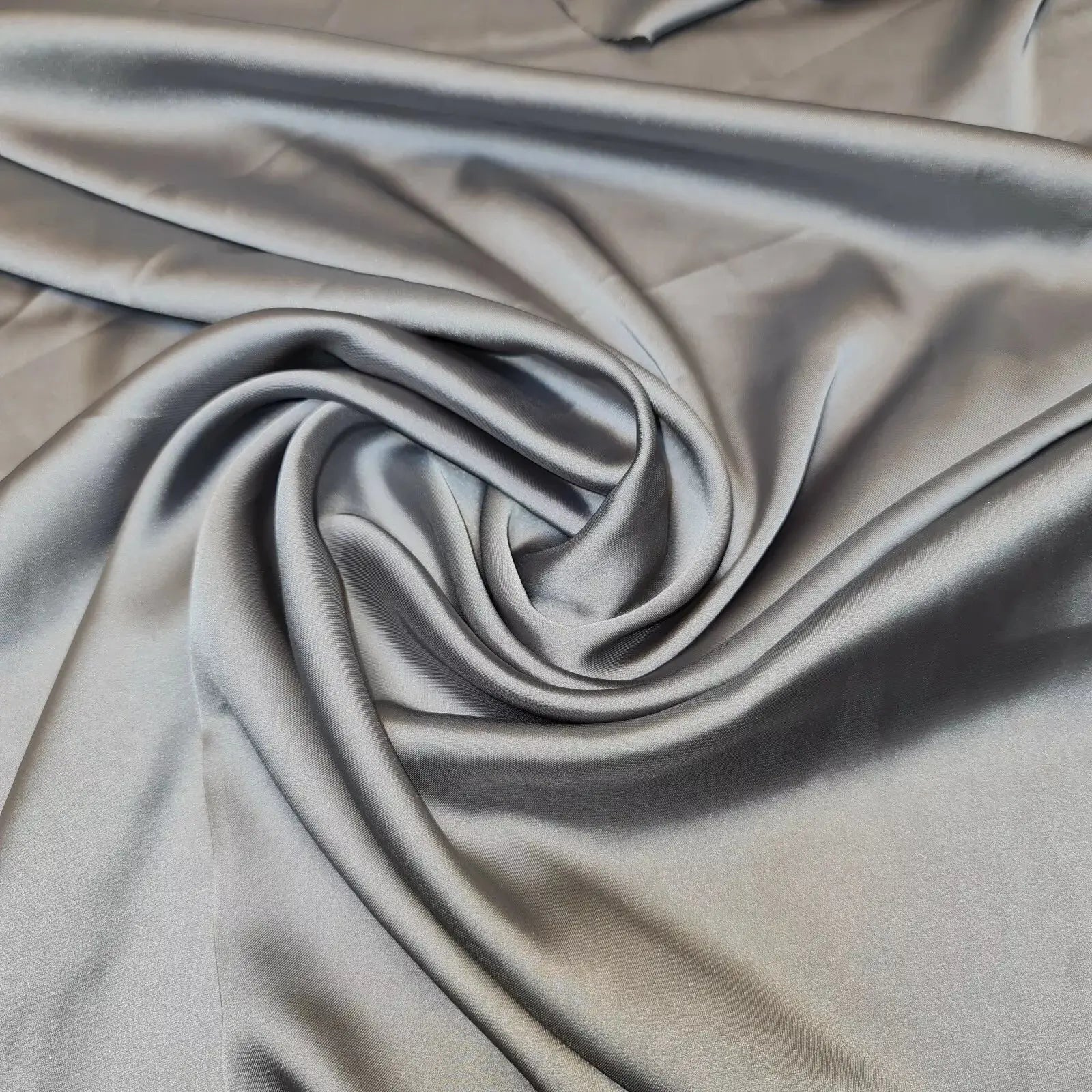 Silky Charmeuse Satin Fabric | 44" (112cm) Wide Luxury Glossy Silk-Like Weave for Bridal Dress, Draping & Décor – Sold by the Metre