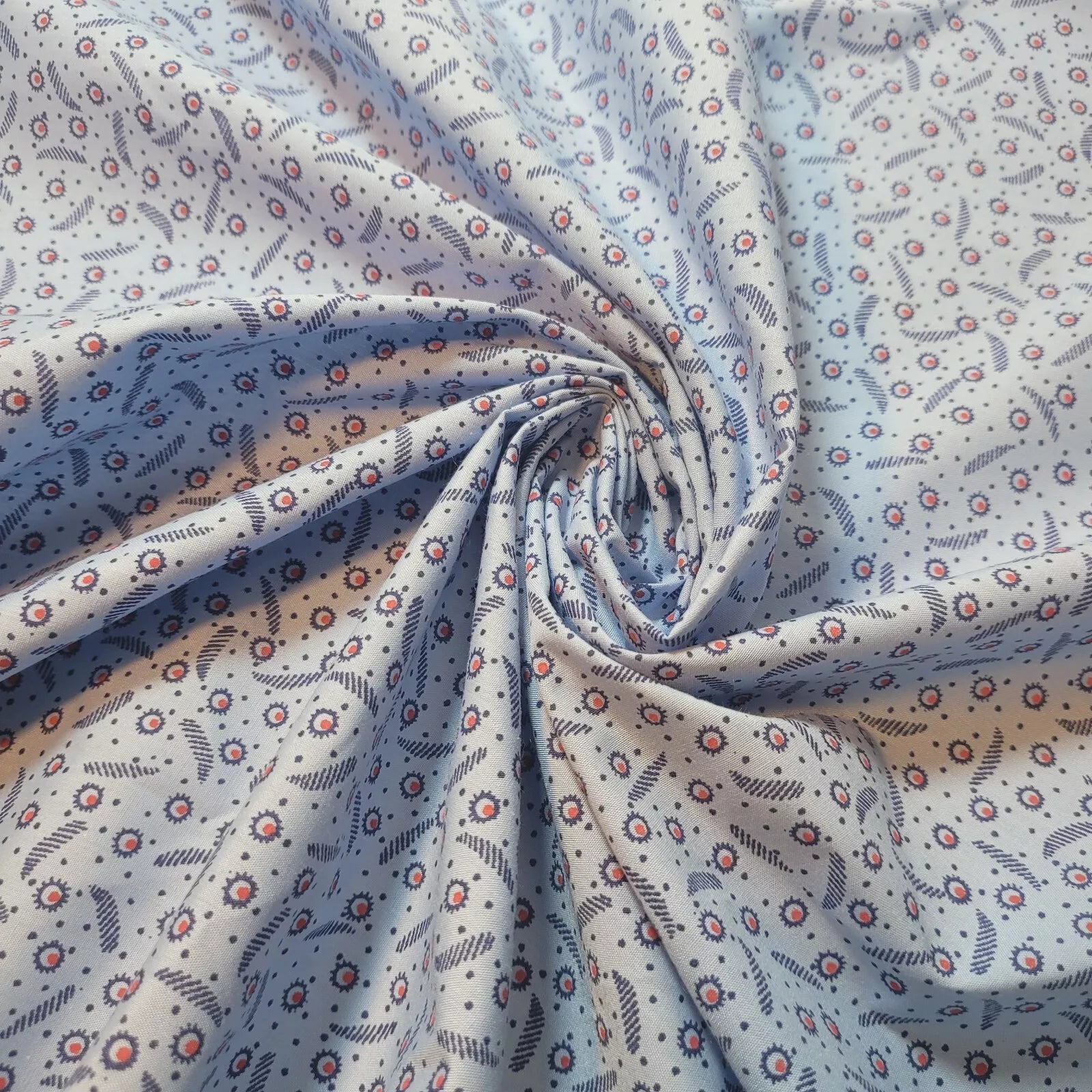 100% Cotton Vintage Floral Fabric | 44