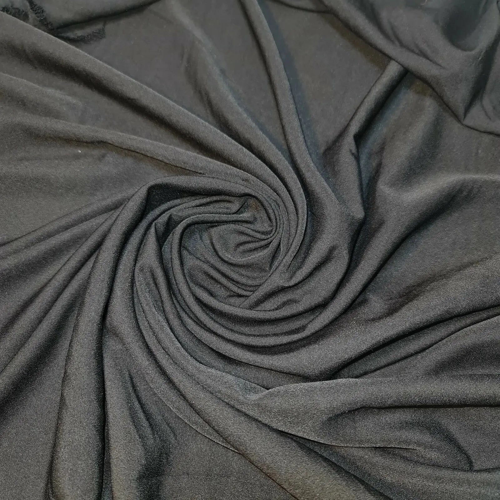Plain American Crepe Powder Touch Polyester Fabric | 44" (112cm) Wide Dressmaking, Craft & Lining Material – Sold by the Metre