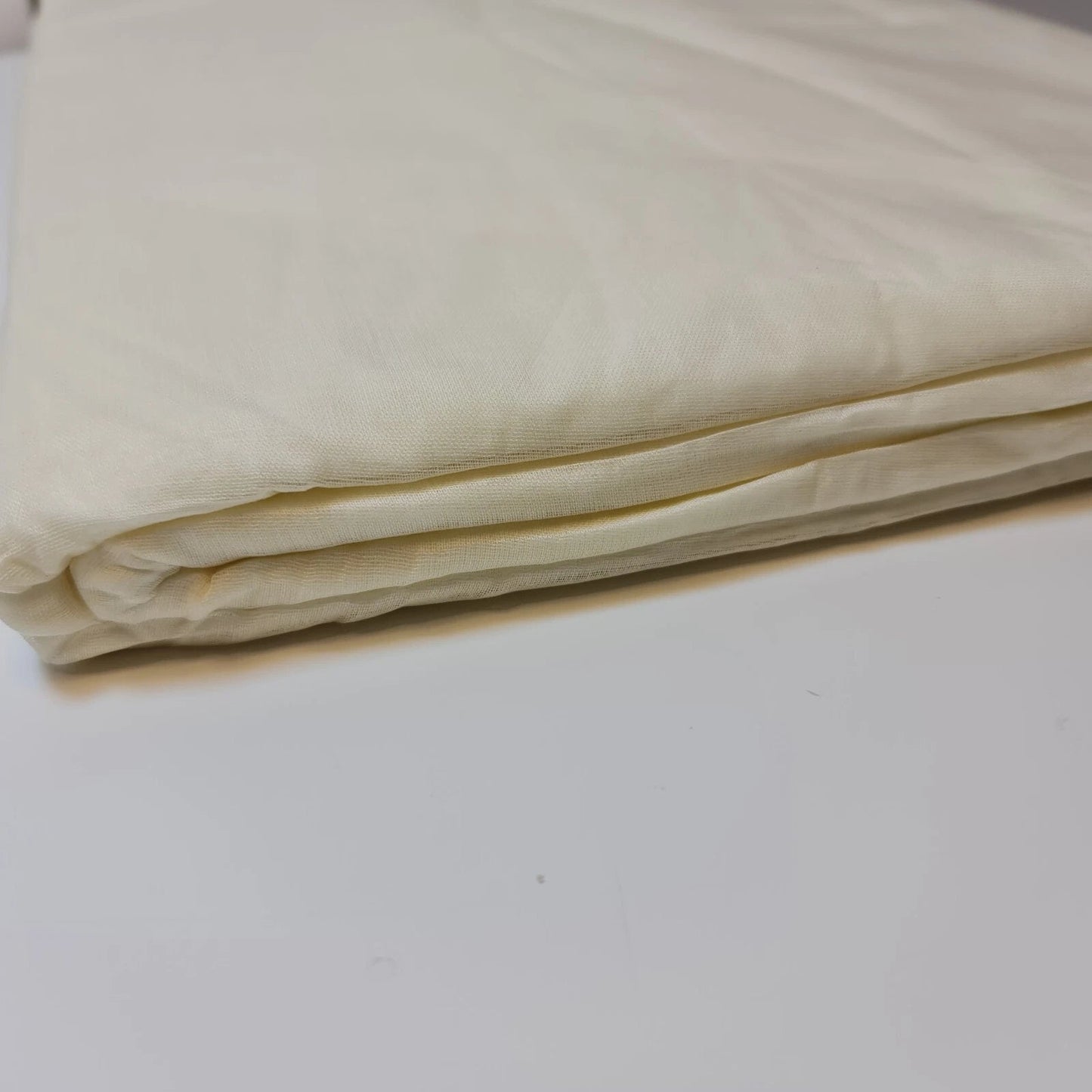 100% Cotton Muslin Fabric – Sheer Gauze Plain Weave for Dress Lining, Crafts & Cheesecloth  Lemon Yellow