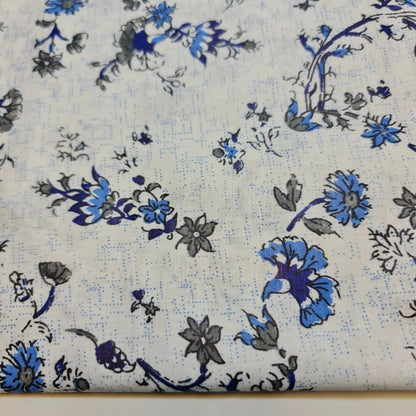 100% Cotton Leopard Ditsy Floral Print Fabric | 44" (112cm) Wide Dressmaking, Quilting & Craft Material – 20 Metre Roll