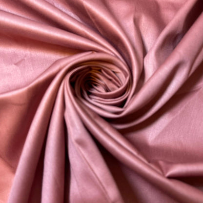 100% Cotton Sateen Fabric | 44" (112cm) Wide Soft Dressmaking, Curtain Lining & Craft Material – Sold by the Metre  Dusty Pink