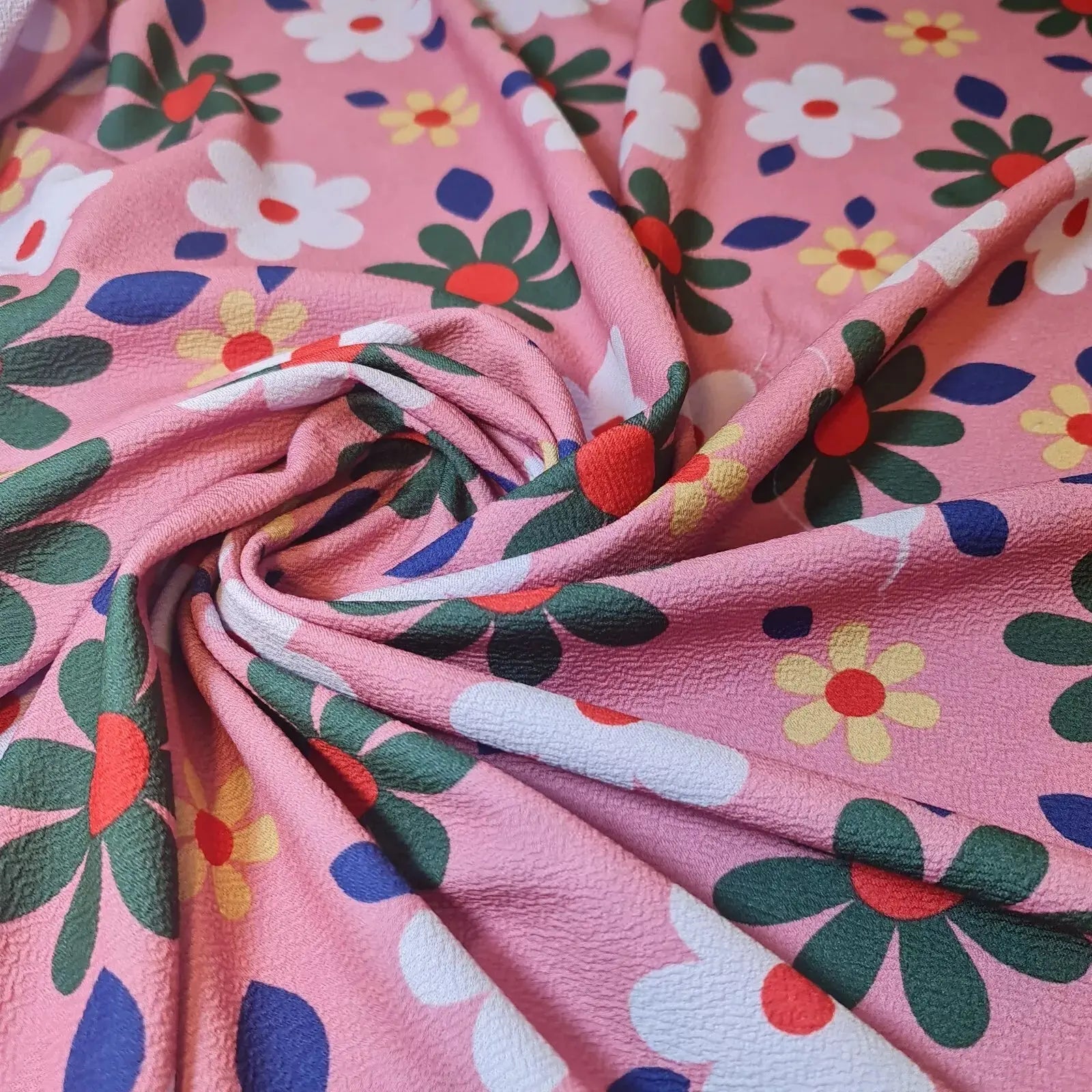 Scuba & Scuba Crepe Jersey Stretch Fabric | Printed Dress & Craft Material – Tartan, Floral, Paisley & Novelty Designs | 58" (147cm) Wide – Sold by the Metre