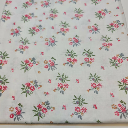 100% Cotton Printed Fabric | Leopard, Ditsy, Vintage, Polka & Rose Floral Designs – 44" (112cm) Wide Soft Dressmaking & Craft Material – Sold by the Metre