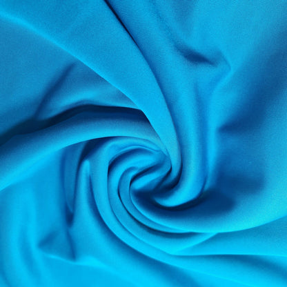 Scuba Crepe 4-Way Stretch Fabric | 58" (147cm) Wide Plain Solid Elastane Jersey for Dresses & Crafts – Sold by the Metre
