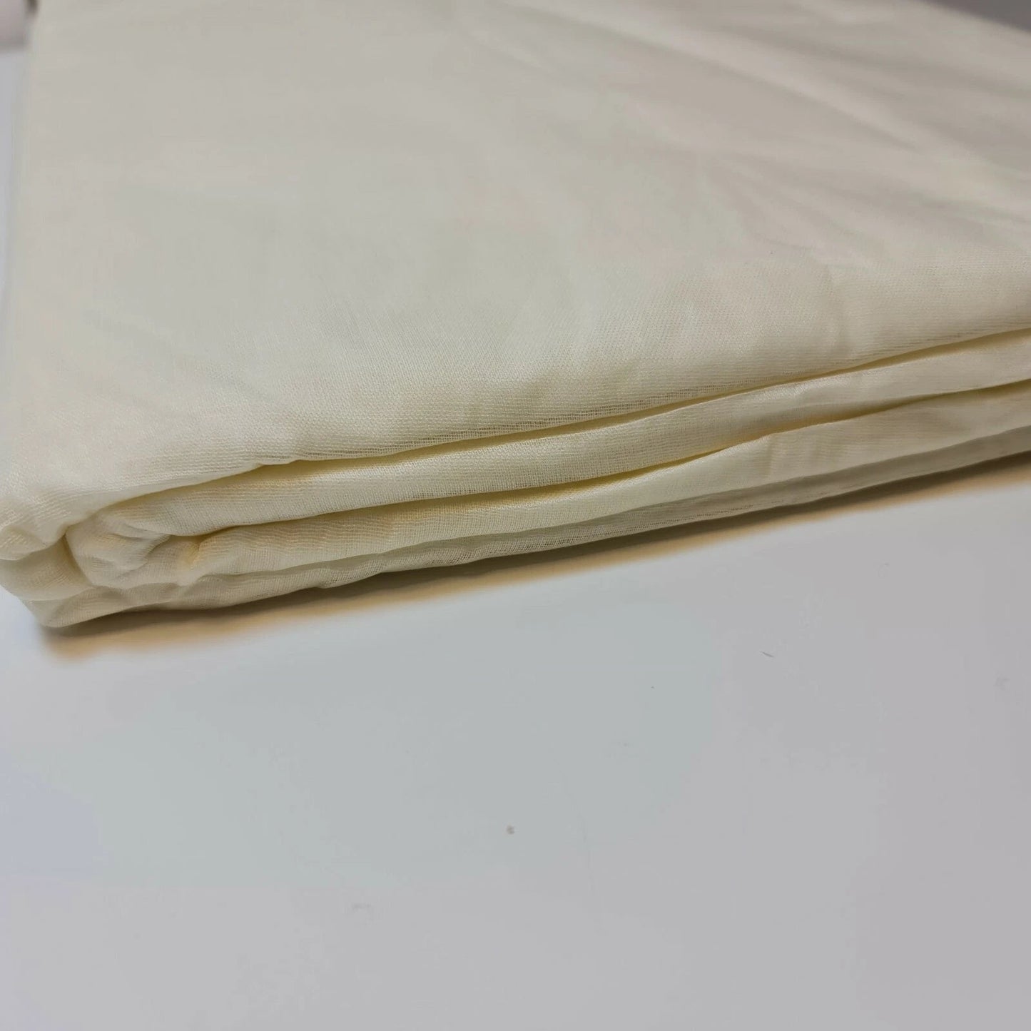 100% Cotton Muslin Fabric – Sheer Gauze Plain Weave for Dress Lining, Crafts & Cheesecloth