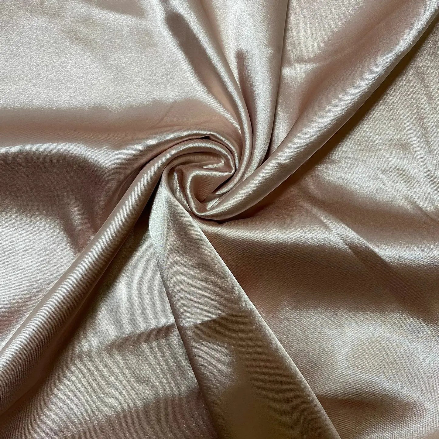 Silky Charmeuse Satin Fabric | 44" (112cm) Wide Luxury Glossy Silk-Like Weave for Bridal Dress, Draping & Décor – Sold by the Metre