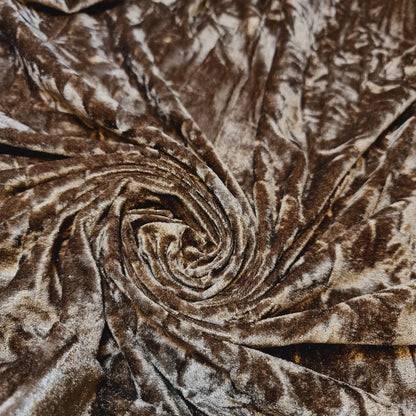 Premium Marble Crushed Velvet Fabric | 58" (147cm) Wide Solid Colours Medium-Weight Stretch Material – Sold by the Metre