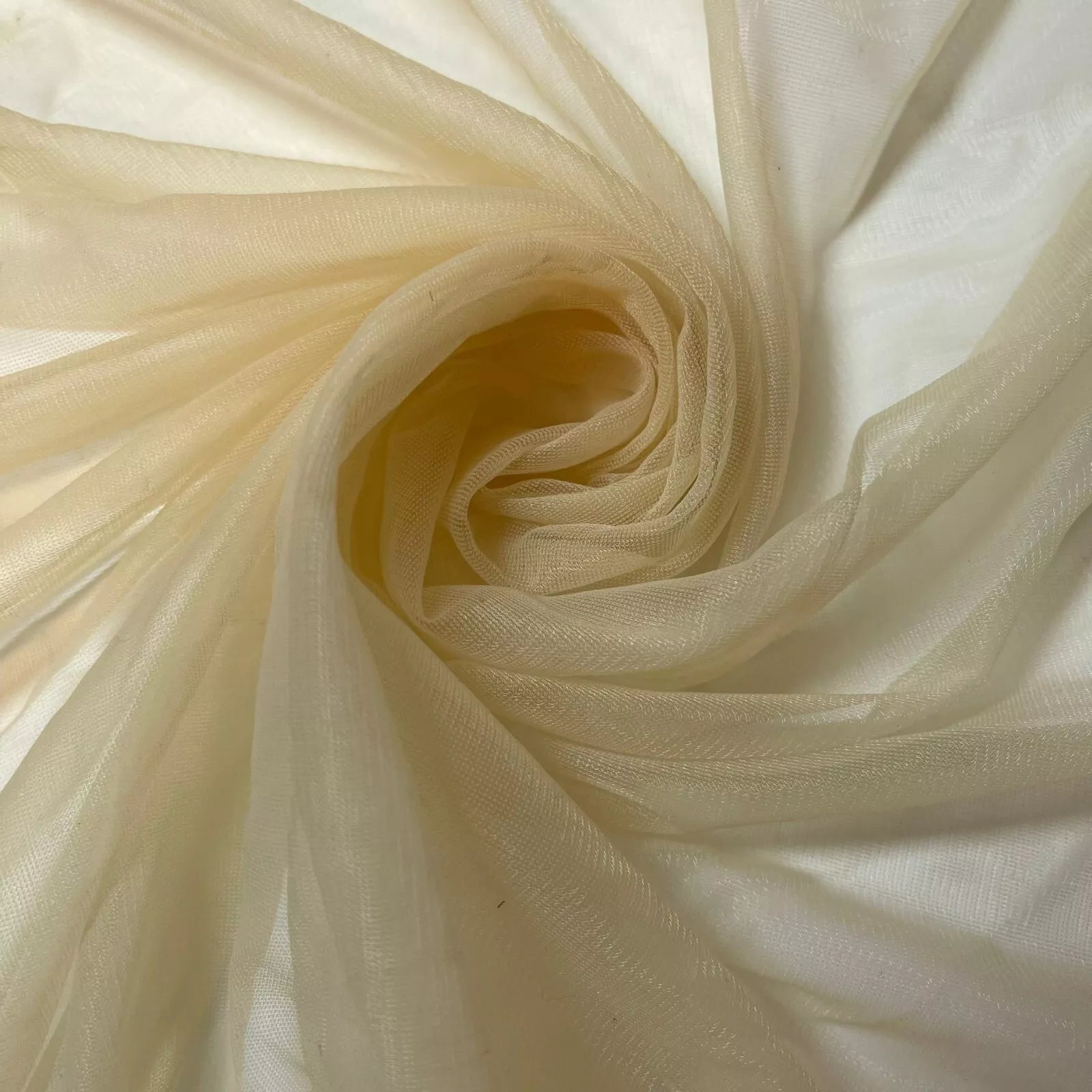 Premium Soft Plain Sheer Tulle Net Fabric | 58