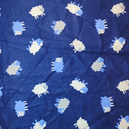 100% Cotton Brushed Flannel Winceyette Fabric | 44" (112cm) Wide Printed Quilting, Sewing & Craft Material – Sold by the Meter