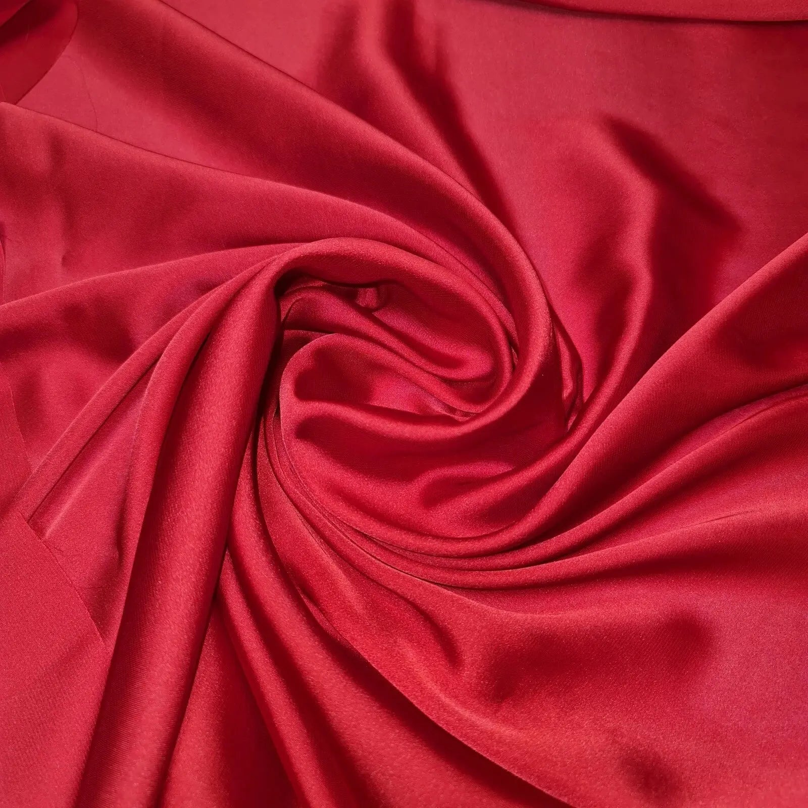 Silky Charmeuse Satin Fabric | 44" (112cm) Wide Luxury Glossy Silk-Like Weave for Bridal Dress, Draping & Décor – Sold by the Metre