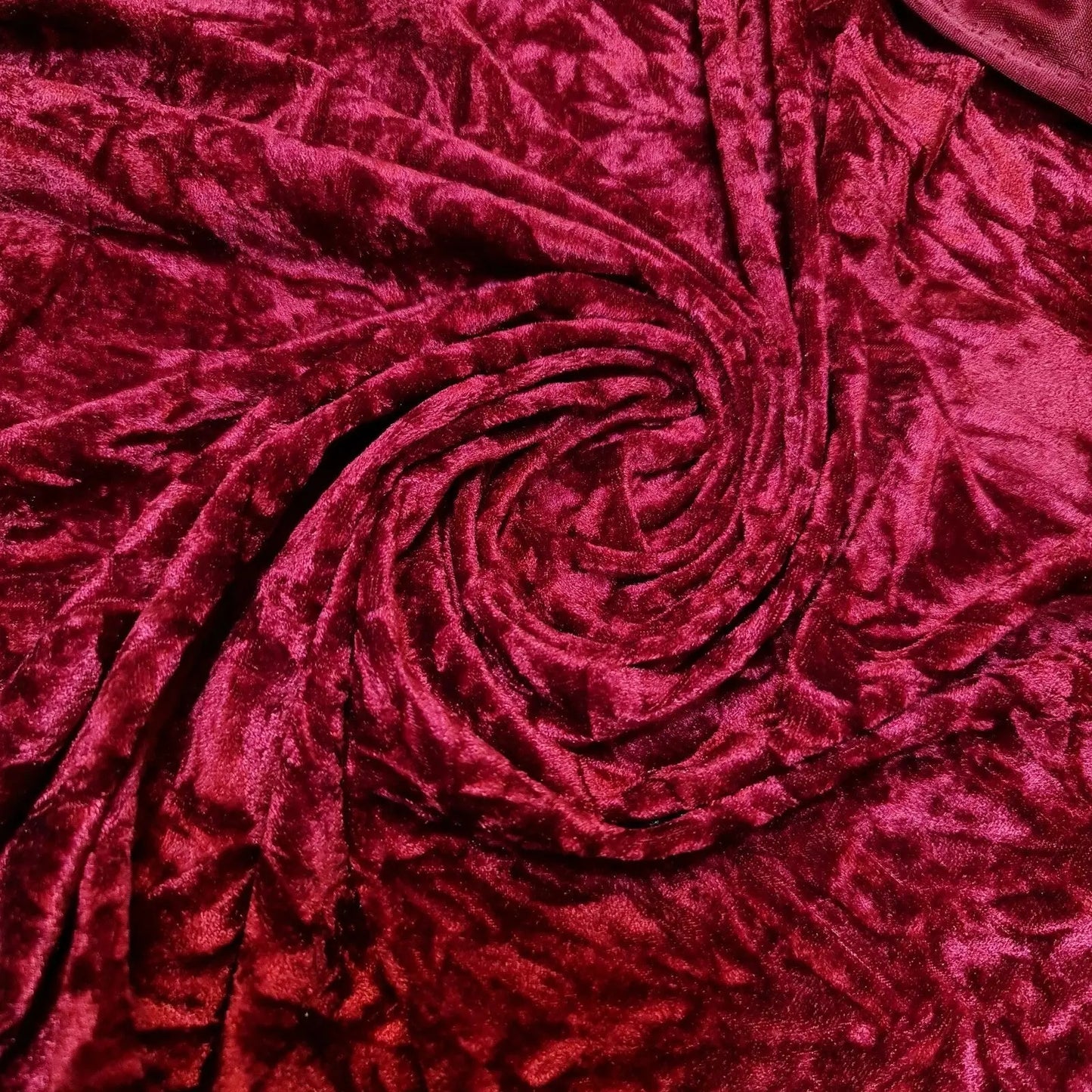Premium Marble Crushed Velvet Fabric | 58" (147cm) Wide Solid Colours Medium-Weight Stretch Material – Sold by the Metre