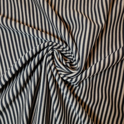 Plain & Printed Ribbed / Waffle Stretch Jersey Fabric | 58" (147cm) Wide Viscose Polyester Spandex 4-Way Stretch Dress & Craft Material – Sold by the Metre