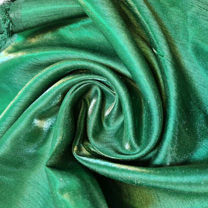 Plain Poly Faux Dupion Silk Fabric – 44" Wide Shiny Dress, Craft & Patchwork Material, 25-Meter Bolt