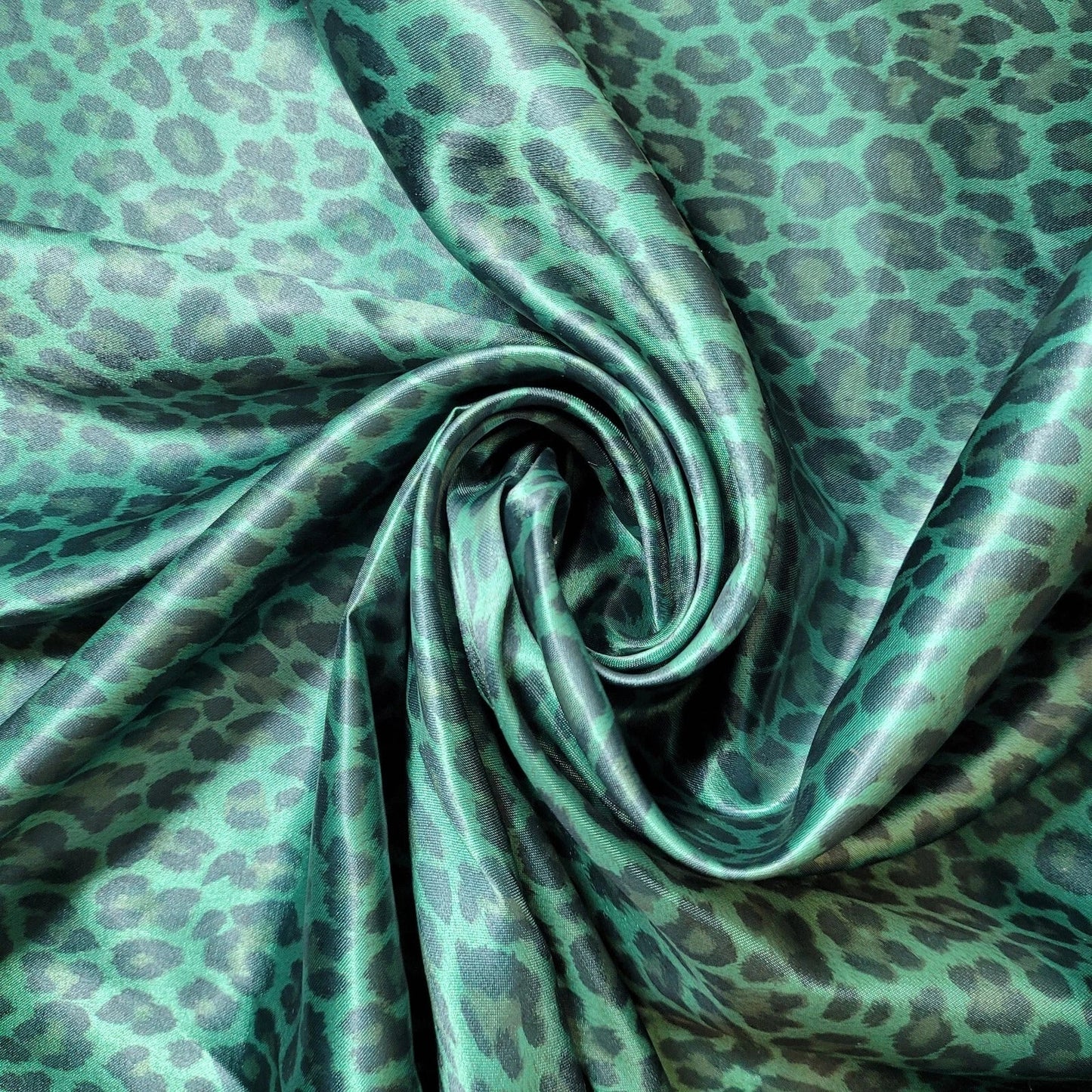 Floral Silk Satin Printed Fabric | 58" (147cm) Wide Soft Silky Dressmaking & Drape Material – Sold by the Metre