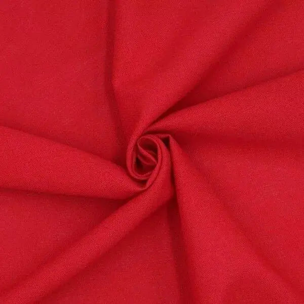 Plain 100% Cotton Linen Fabric | 58" (147cm) Wide Dressmaking, Crafting & Quilting Material – Sold by the Metre