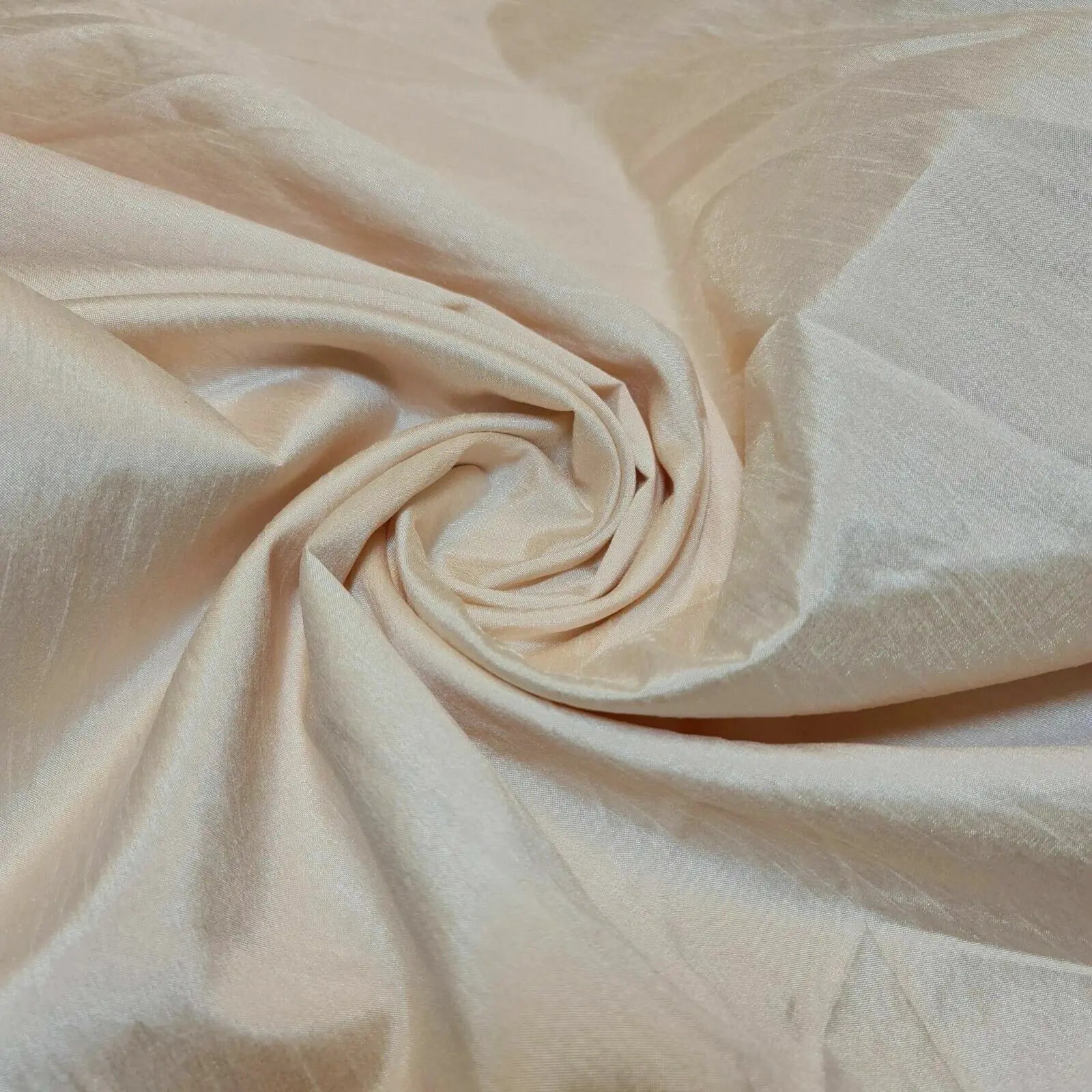 Faux Dupion Silk Fabric – Plain Slub Raw Silk Look 58