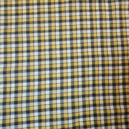 100% Cotton Gingham Woven Fabric | 1/8" Plaid Check 36" (91cm) Wide Dressmaking, Craft & Quilting Material – Sold by the Meter