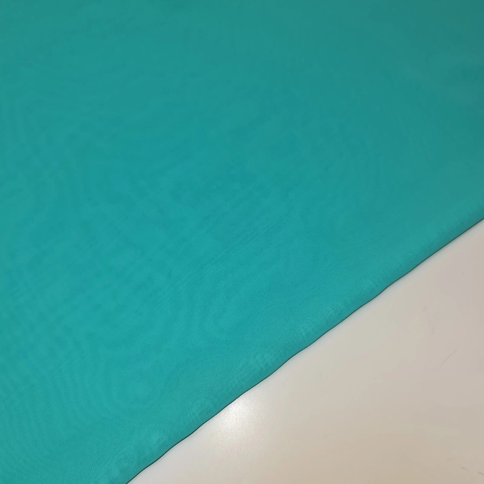 Chiffon Sheer Plain Soft Polyester Fabric – 44" Wide for Wedding, Dress & Craft – 30m Bolt/Roll