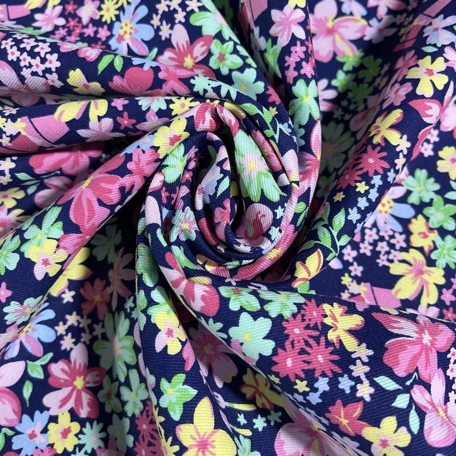 Floral Cotton Poplin & Cotton Drill Fabric | Rose & Hubble Ditsy & Printed Designs 58
