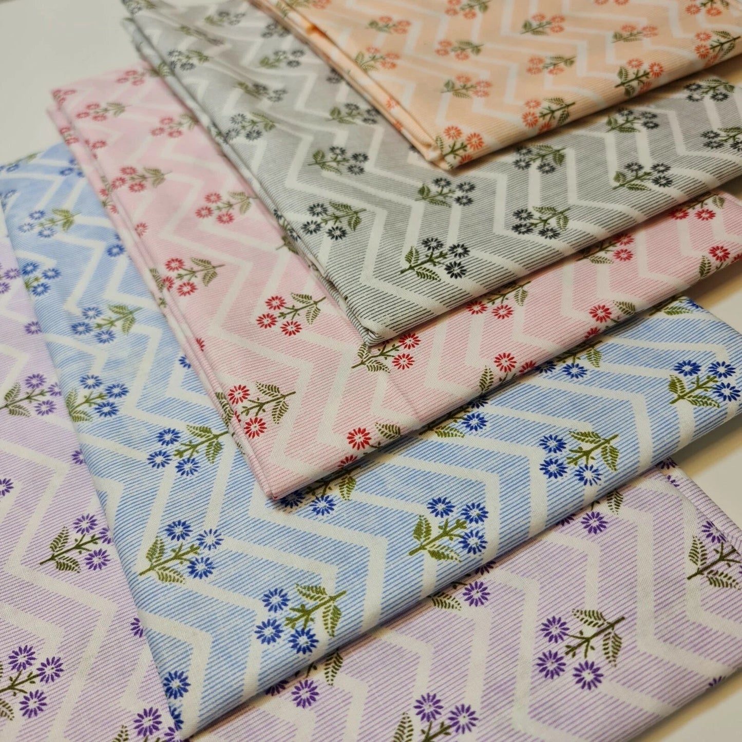 100% Cotton Printed Fabric | Leopard, Ditsy, Vintage, Polka & Rose Floral Designs – 44" (112cm) Wide Soft Dressmaking & Craft Material – Sold by the Metre