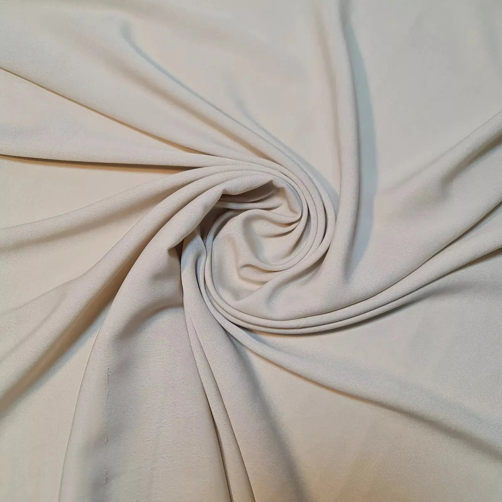 Plain American Crepe Powder Touch Polyester Fabric | 44" (112cm) Wide Dressmaking, Craft & Lining Material – Sold by the Metre