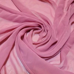Chiffon Sheer Plain Soft Polyester Fabric – 44