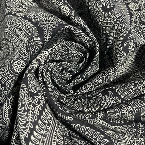 Floral 100% Cotton Paisley Fabric | 44