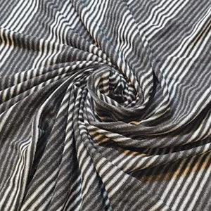 Cotton & Viscose Jersey Stretch Knit Fabric | Plain Solid & Printed Variants, 58